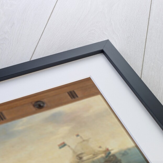 The Amsterdam four-masted Ship De Hollandse Tuyn and other Ships Return from Brazil under Command of Paulus van Caerden by Hendrik Cornelisz. Vroom