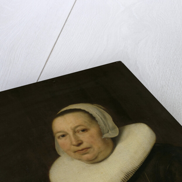 Portrait of Maria Pietersdr de Leest, Wife of Samuel van Lansbergen by Bartholomeus van der Helst
