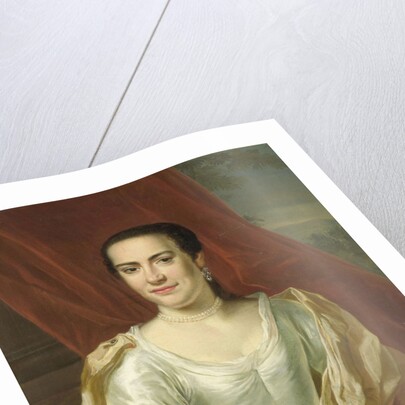 Portrait of Margaretha Leuveling, Wife of Justus Tjeenk by Herman Frederik van Hengel