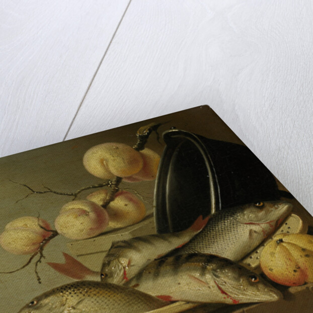 Still Life with Fish and Fruit by Harmen Steenwijck
