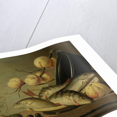 Still Life with Fish and Fruit by Harmen Steenwijck