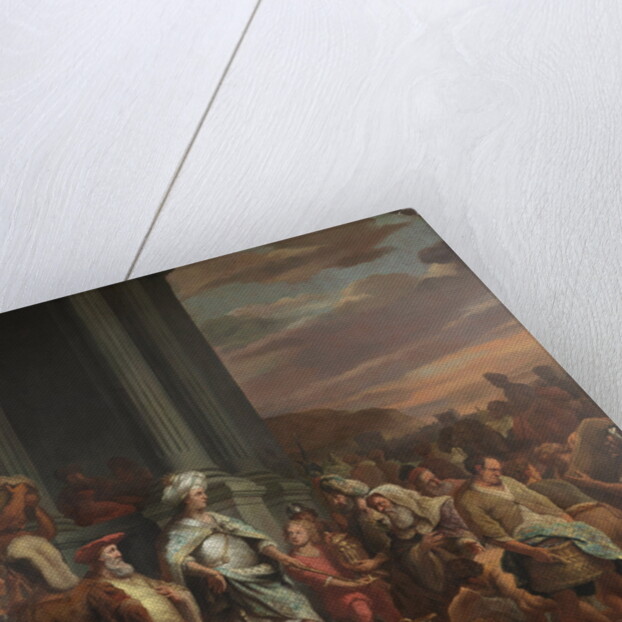 King Cyrus Handing over the Treasure Looted from the Temple of Jerusalem by Ferdinand Bol