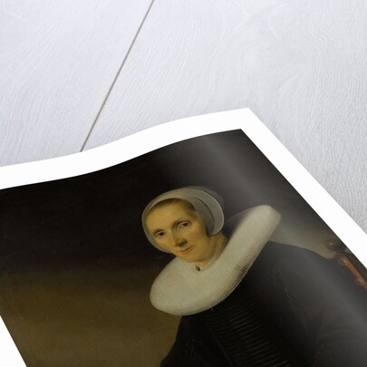 Portrait of a woman, probably Jacobmina de Grebber by Anthonie Palamedesz.
