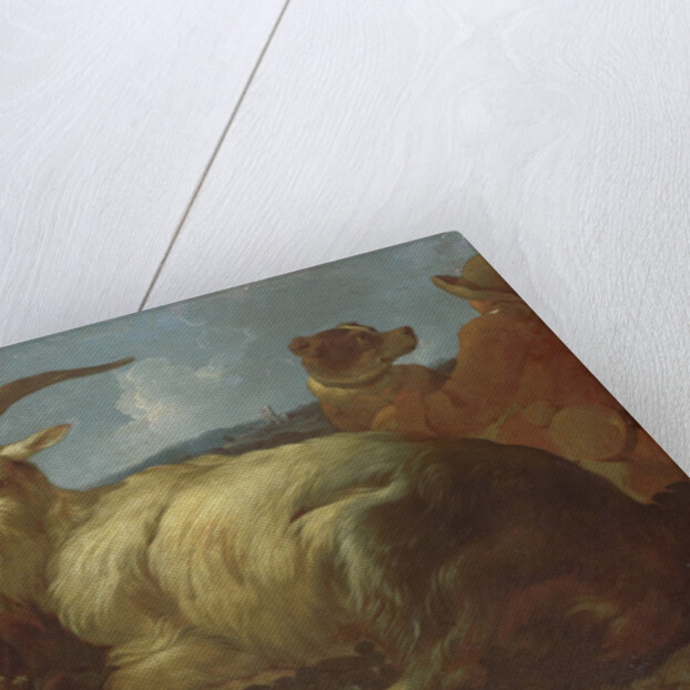 A Goatherd Watching his Animals by Johann Melchior Roos