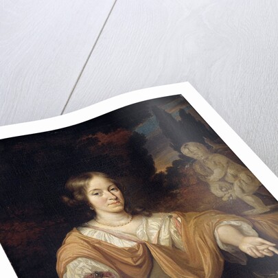 Portrait of Sara Pottey, Wife of Johan van Bochoven by Daniël Haringh