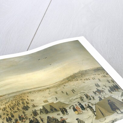 The Kranenhoofd on the Scheldt, Antwerp, Belgium (Winter Pastime on the Scheldt in Antwerp) by Sebastiaan Vrancx