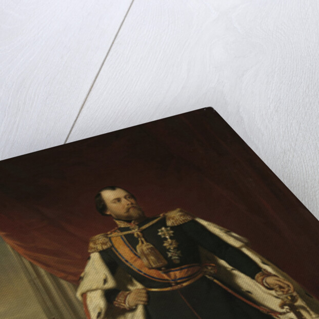 Portrait of William III, King of the Netherlands by Nicolaas Pieneman