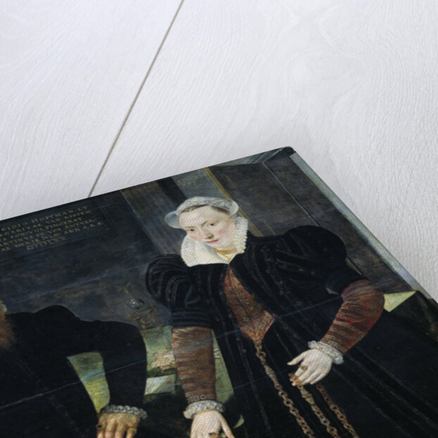 Portrait of Gillis Hooftman, Shipowner, and his Wife Margaretha van Nispen (Gilles van Eichelenberg, called Hoffman) by Maerten de Vos