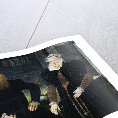 Portrait of Gillis Hooftman, Shipowner, and his Wife Margaretha van Nispen (Gilles van Eichelenberg, called Hoffman) by Maerten de Vos