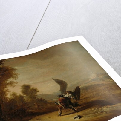 Jacob Wrestling with the Angel by Bartholomeus Breenbergh