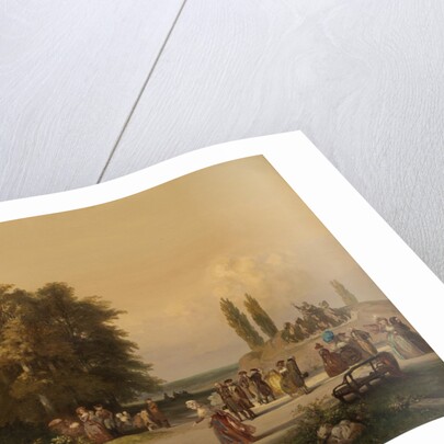 Park in the Vicinity of Paris by Charles Rochussen