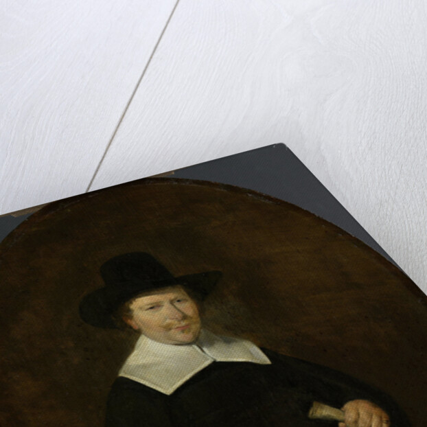 Portrait of Gerard Abrahamsz van der Schalcke, Cloth Merchant in Haarlem, Holding a Glove by Gerard ter Borch II
