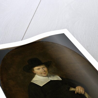 Portrait of Gerard Abrahamsz van der Schalcke, Cloth Merchant in Haarlem, Holding a Glove by Gerard ter Borch II
