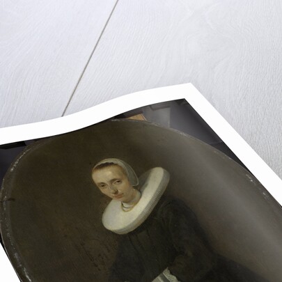 Portrait of Johanna Bardoel, Wife of Gerard van der Schalcke by Gerard ter Borch II