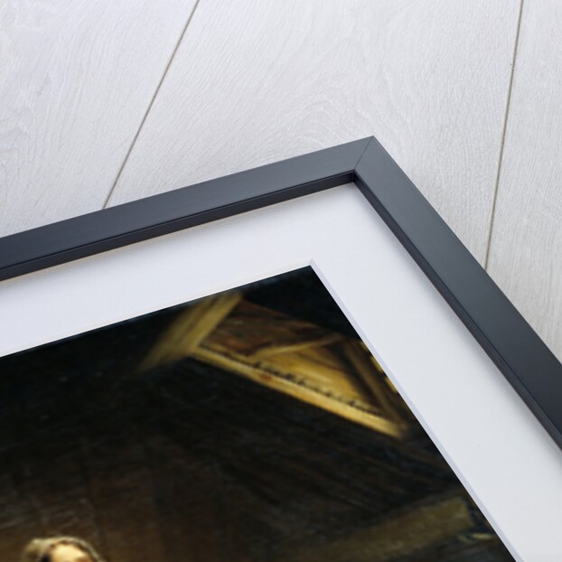 A Rich Lady Visits a Poor Family by Gerardus Terlaak