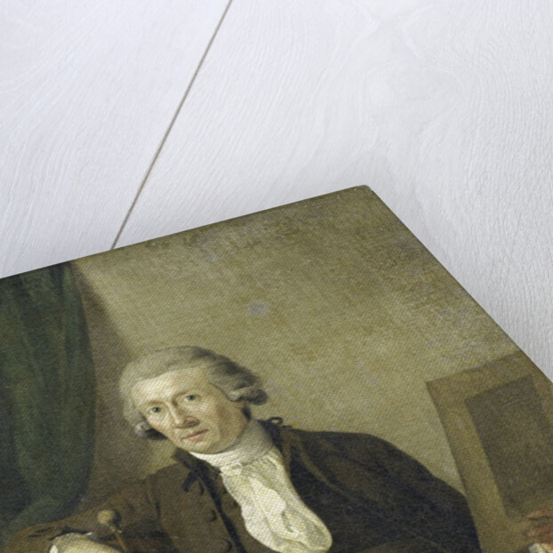 Portrait of Egbert van Drielst, Painter by Jan Ekels II