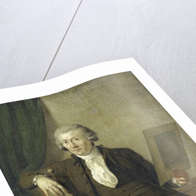 Portrait of Egbert van Drielst, Painter by Jan Ekels II