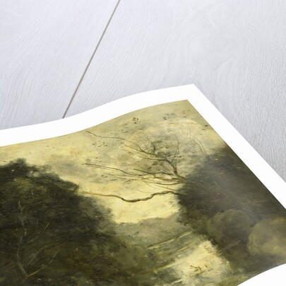 Forest pond by Camille Corot