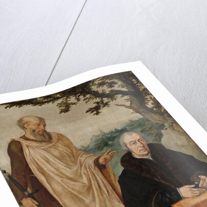 Portrait of the Donor Matelief Dammasz. with Saint Paul by Maarten van Heemskerck