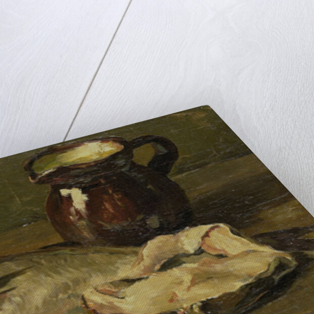 Still life with cod by Willem Roelofs II