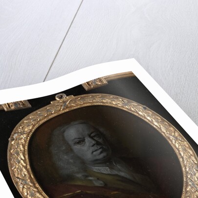 Portrait of Frans Greenwood, Miniaturist, Glass Engraver and Poet in Dordrecht by Aert Schouman