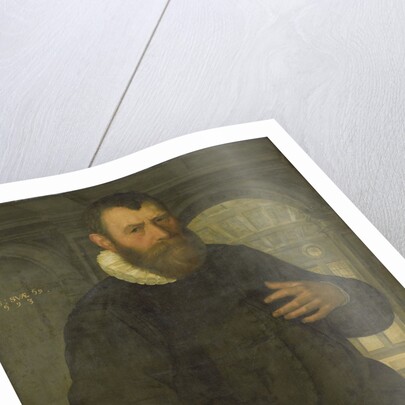 Portrait of Bartholomeus van der Wiere, Town Clerk of Amsterdam in 1578 by Jan Claesz.