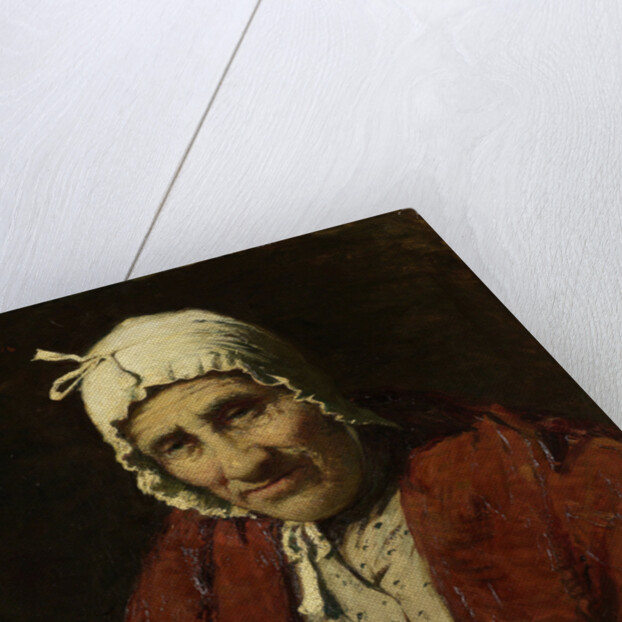 Old jewish woman by Meijer Isaäc de Haan