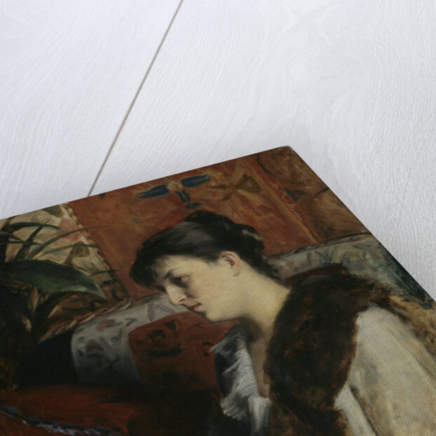 The sister in law of the painter by Marie Constantine Bashkirtseff