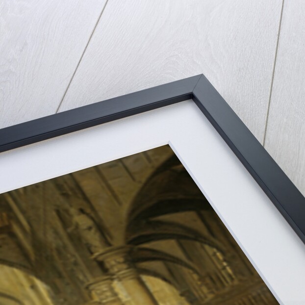 Church Interior with Christ Preaching to a Crowd by Cornelis van Dalem