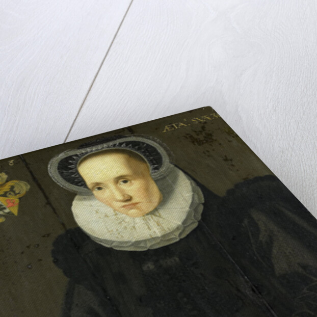 Portrait of Cunera van Martena, Wife of Rudolph van Buynou by Adriaen van Cronenburg