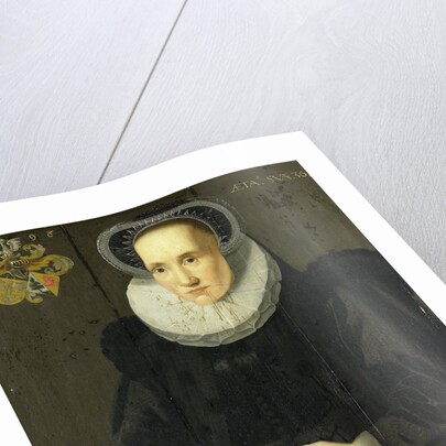 Portrait of Cunera van Martena, Wife of Rudolph van Buynou by Adriaen van Cronenburg