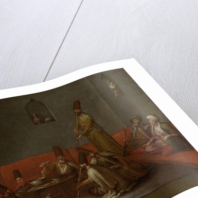 Dervishes Sharing a Meal by Jean Baptiste Vanmour