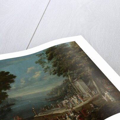 Ladies Outing at Hünkâr Iskelesi near Istanbul Turkey along the Bosporus by Jean Baptiste Vanmour