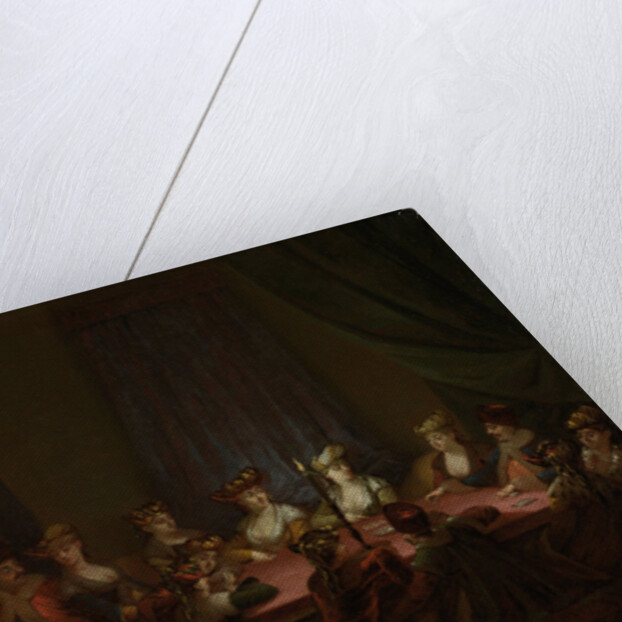 Party of Armenians Playing Cards by Jean Baptiste Vanmour