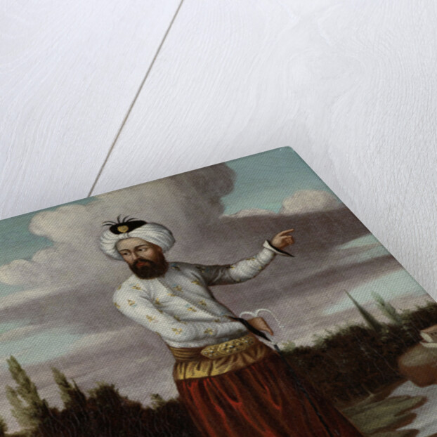 A Chaous, a Courier to the Sultan by Workshop of Jean Baptiste Vanmour