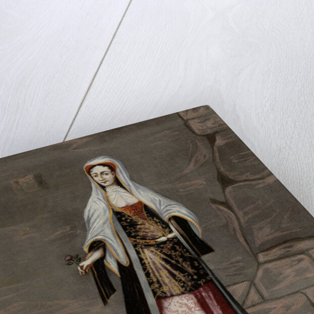 Woman from the Island of Mykonos Greece by Workshop of Jean Baptiste Vanmour