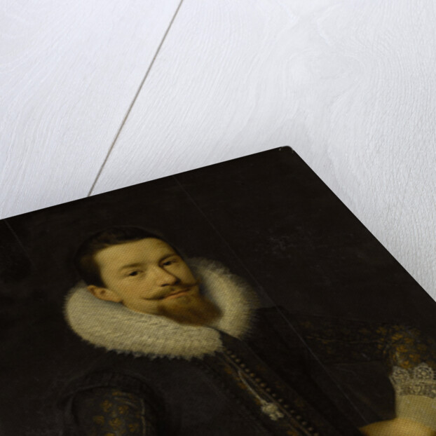 Portrait of Pieter Boudaen Courten by Salomon Mesdach