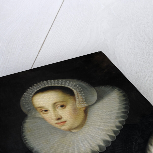 Portrait of Hortensia del Prado (died 1627) by Gortzius Geldorp