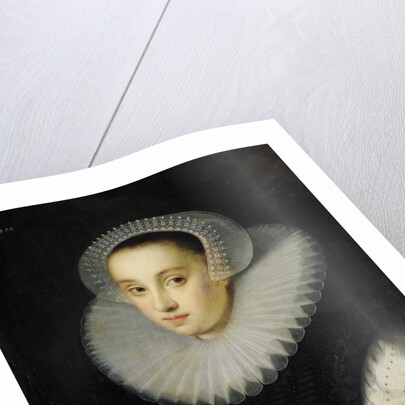 Portrait of Hortensia del Prado (died 1627) by Gortzius Geldorp