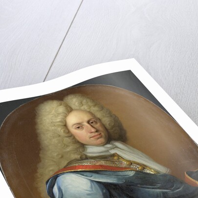 Portrait of Hieronymus Josephus Boudaen, Lord of St Laurens and Popkensburg by Johan George Collasius
