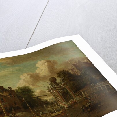 The arrival of the Russian embassy in Amsterdam, 29 August 1697, The Netherlands by Abraham Storck