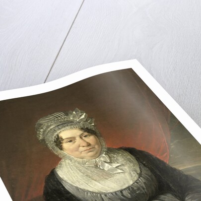 Portrait of Mrs. Brak-Haskenhoff by Cornelis Kruseman