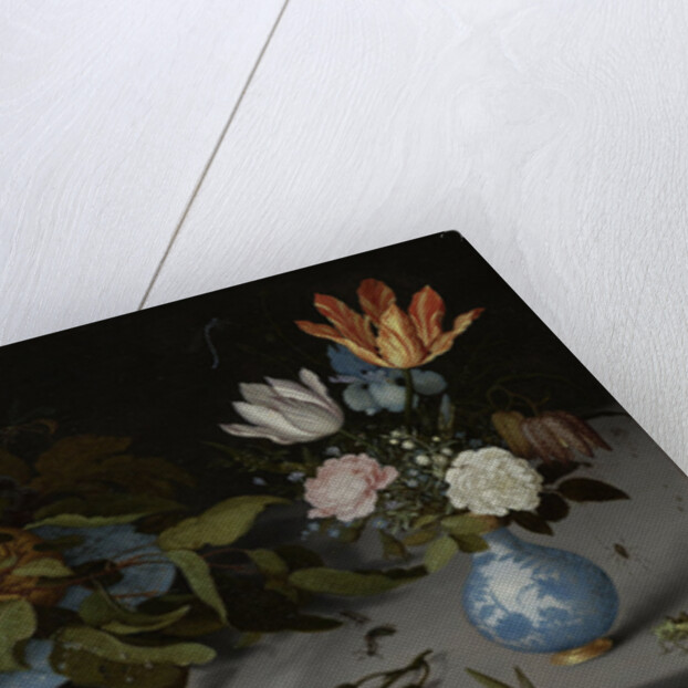 Still Life with Fruit and Flowers by Balthasar van der Ast