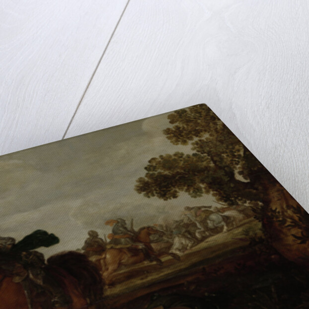 A Cavalry Charge by Jan Martszen de Jonge