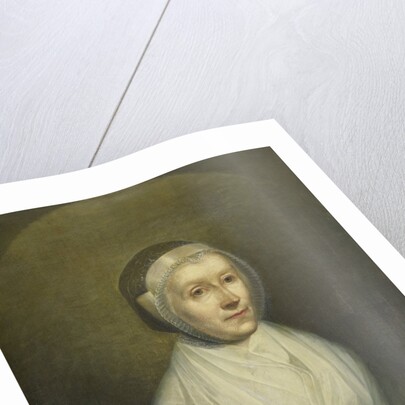 Portrait of Christina Sebilla Charlotte Bakhuizen, Wife of Joannes van den Brink, Commission Agent by Benjamin Wolff