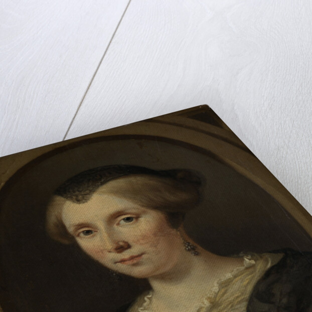 Portrait of Margaretha Verkolje, Wife of Reinier Couturier by Jan Verkolje I