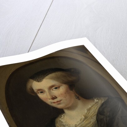 Portrait of Margaretha Verkolje, Wife of Reinier Couturier by Jan Verkolje I