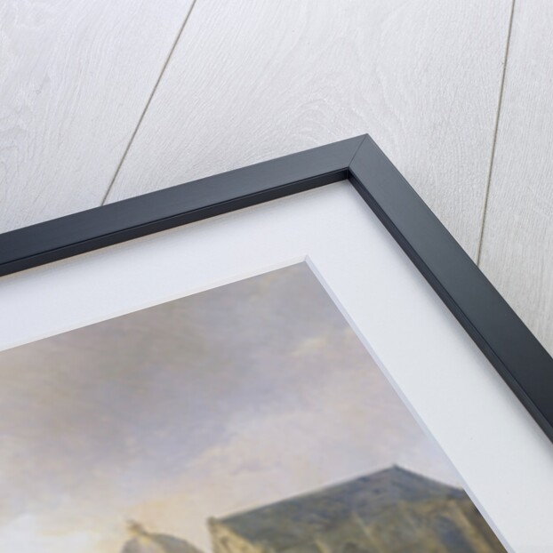 Fantasy View of a City on a River with the Aachen Cathedral by Kasparus Karsen