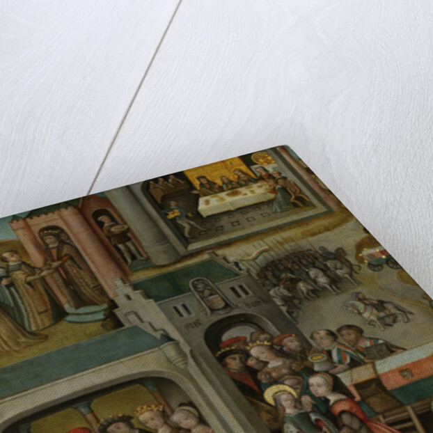 Four scenes from the legend of St Elizabeth of Hungary by Anonymous