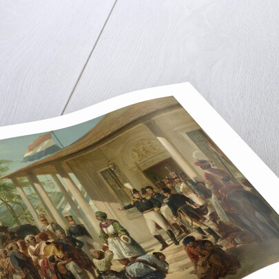 The Arrest of Diepo Negoro by Lieutenant-General Baron De Kock by Nicolaas Pieneman